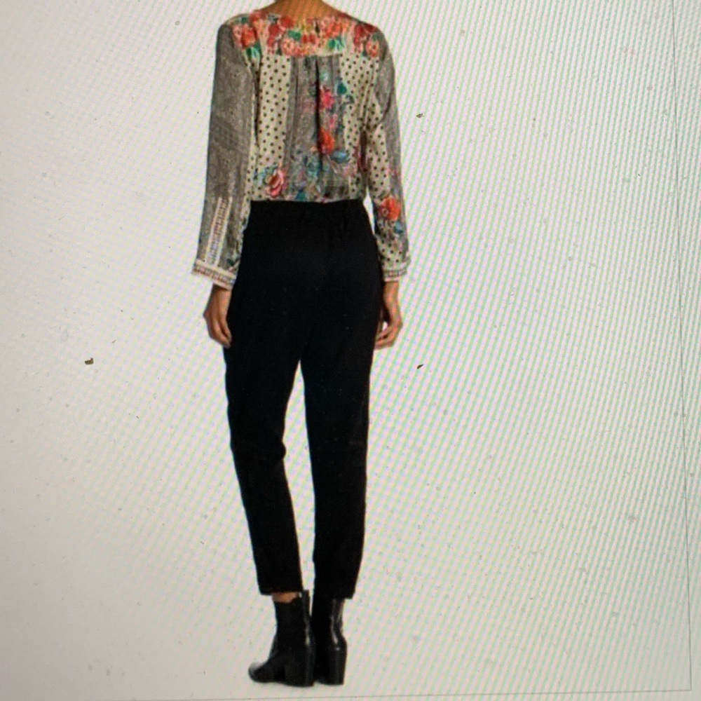 Johnny Was Leopard Print Joggers Size Xs - image 2